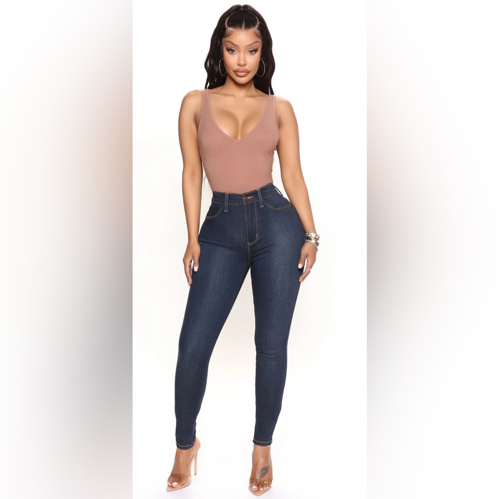 Fashion Nova Midnight Indigo Jeans